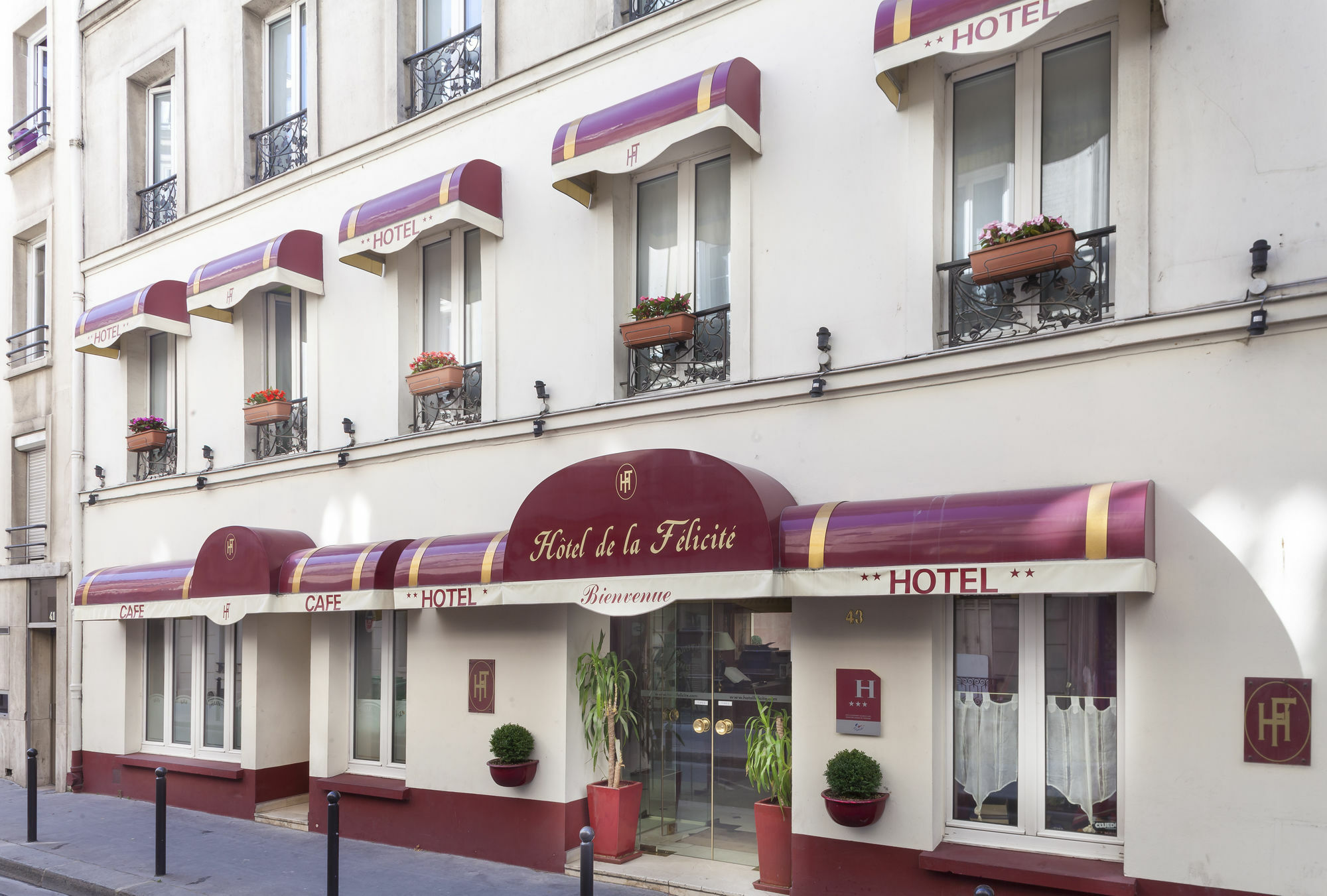 Hotel De La Felicite Paris Dış mekan fotoğraf